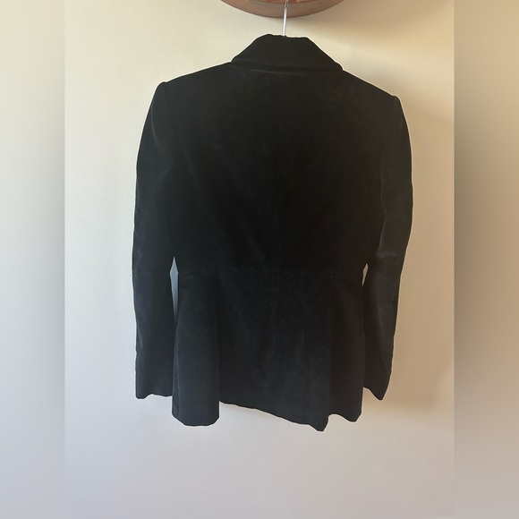 Black Velvet Versace Jeans Couture Blazer (small) - Picture 5 of 7